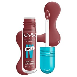 NYX Professional Makeup, Lip IV Tinta para Labios Hidratante con Efecto Gloss- Tono Hydra Honey (Nude)                                                