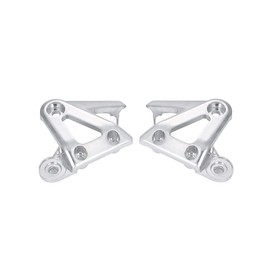 Headlight Stay for Honda Left and Right Set Black Black Silver Silver Turn Signal Stay CB400SF VTEC NC39 NC42 etc. External Product Genuine Type (Silver)