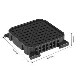 Activated Carbon Filter for Liebherr Fridge 9096989 9882429 9882460 988246000, Fresh Air Filter for 7440021-00 with Activated Carbon for Refrigerators Filter (Black, 1 Piece)