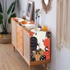 Aitsite Autumn Table Runner, Black Gold Table Runner, Pumpkin Autumn