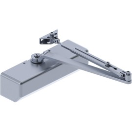 Hager - 5300M16ALM 5300 Series Aluminum Grade 1 Heavy Duty Surface Door Closer, Multi-Mount, 1–6 Adjustable Spring Size, Sprayed Aluminum Finish