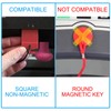 PATIKIL Universal Treadmill Magnet Safety Key 1.81inch, 2 Pack Treadmill