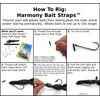 Harmony Fishing Company Bait Straps (40 Pack) - Secure Soft