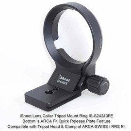 Lens Collar Support Bracket Tripod Mount Ring Compatible with Sigma 24-70mm f/2.8 DG DN Art, 14-24mm f/2.8 DG DN Art, 85mm f/1.4 DG DN Art, 28-70mm f2.8 DG DN C, 105mm f/2.8 DG DN Macro (E-Mount) Lens