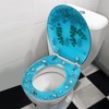 Transparent Resin Toilet Seat Soft Close WITH 2 Hinges Quiet