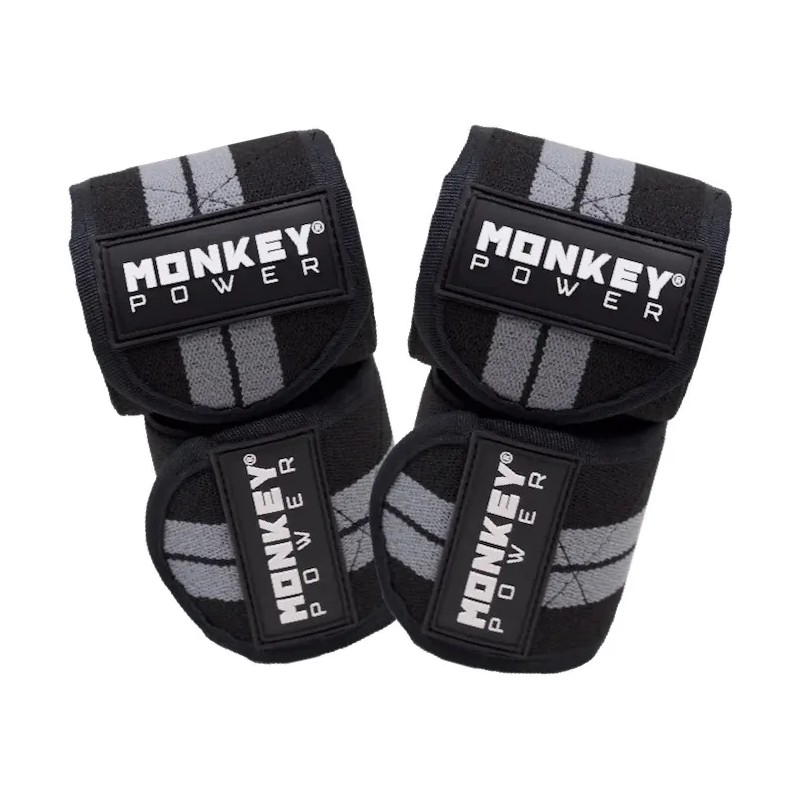 Monkey Power Pack Rodilleras Clasicas Muñequeras Fitness Gym