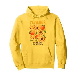 Peach Farm A Fresh Peaches Farmers Market Tropical Summer Pullover Hoodie