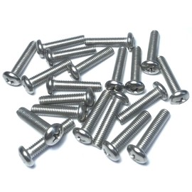 ZdingTech 20pcs 10-32 X 7/8" Stainless Pan Head Machine Screws,C75 C76 Screws for Polaris 280 Screws Parts for Polaris 180 Pool Cleaner Parts,Compatible with Polaris 280 Wheel Screws