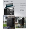 LAND·VOI Mailbox for Outside Wall Mount, Heavy Duty Rustproof, Anti-Theft