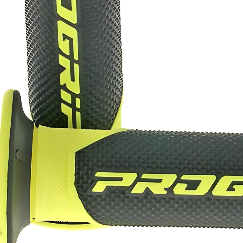 Progrip 732 Road Handlebar Grips Black / Yellow Diameter 22