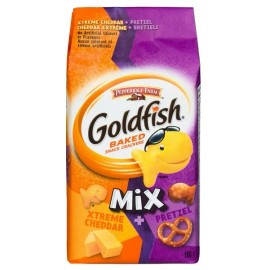 Goldfish Mix Xtreme Cheddar and Pretzel Crackers, 180g