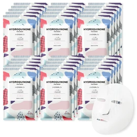 KISOCARE Hydroquinone Face Mask, Set of 30, Individually Packaged, Made in Japan, Skin Care, Mask, Moisturizing, Moisturizing, Dry Skin, Moisturizing, Beauty Essence, Moisturizing, Home Esthetics, Sheet Mask, Moisturizing Skin Care