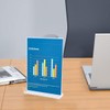 ROSSHINE A5 Menu Holders, 3pack Double Side Display Acrylic Sign