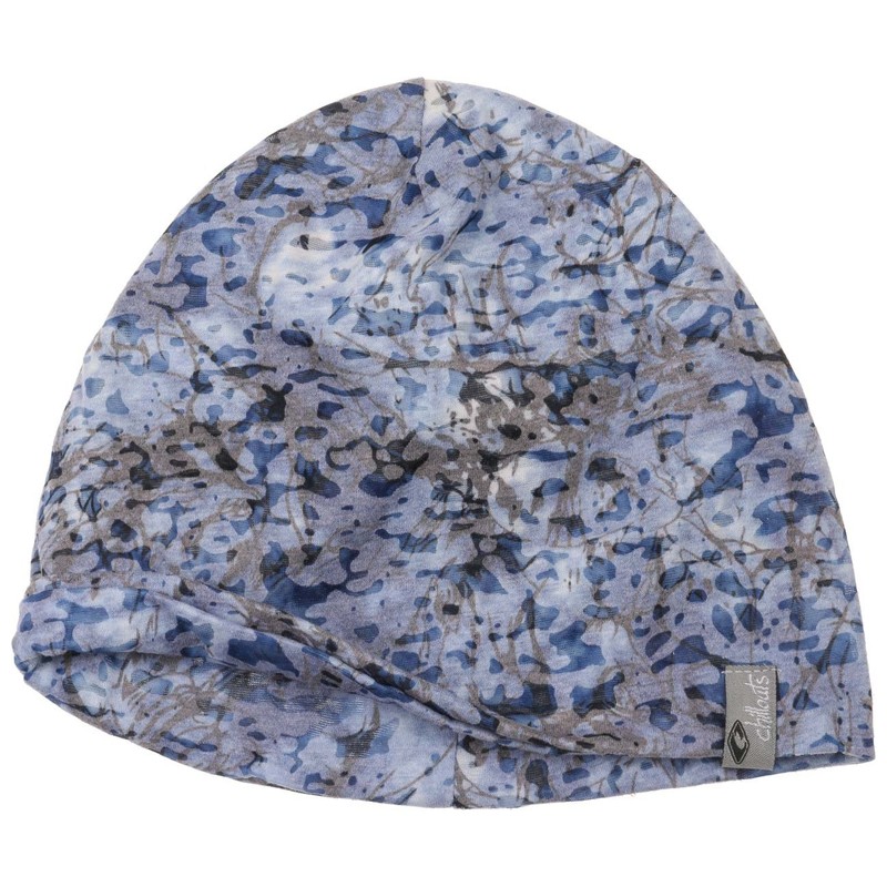 CHILLOUTS Herren Long Beanie Mütze HO-Chi-Minh Blau | Slouch Sommermütze