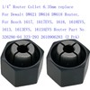 (2 Pack) 1/4" Router Collet 6.35mm For Dewalt DW621 DW616