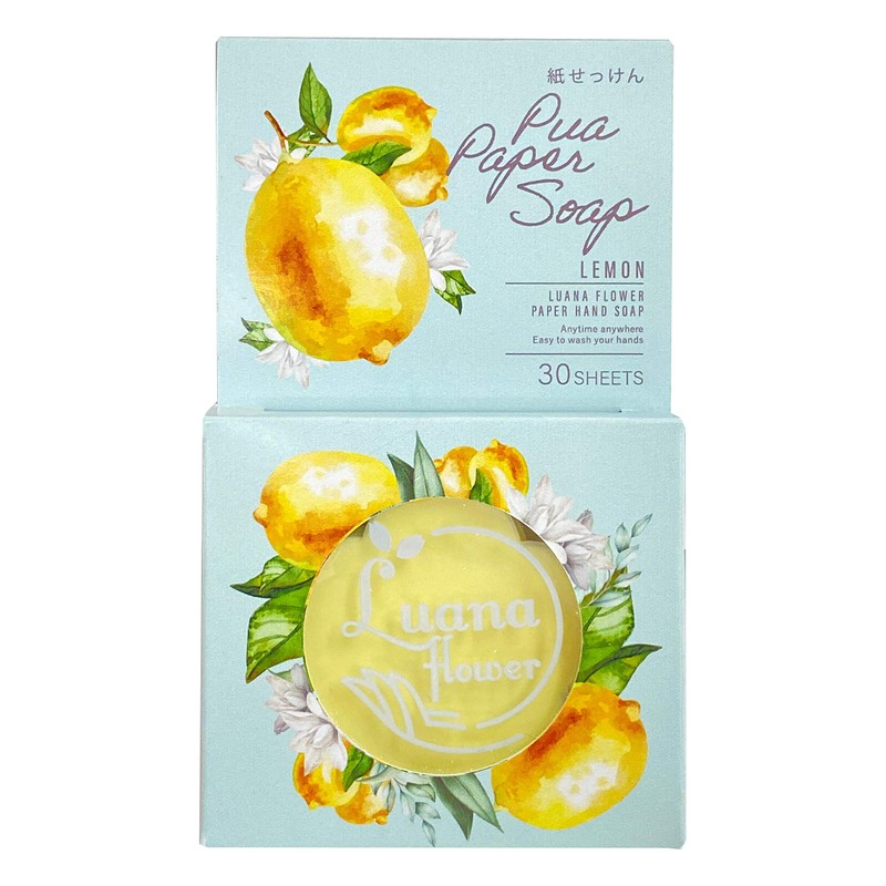 Pua Paper Soap, Lemon Scent