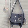 Pbkabiug Cute Nylon Messenger Bag for Women Kawaii Shoulder Crossbody