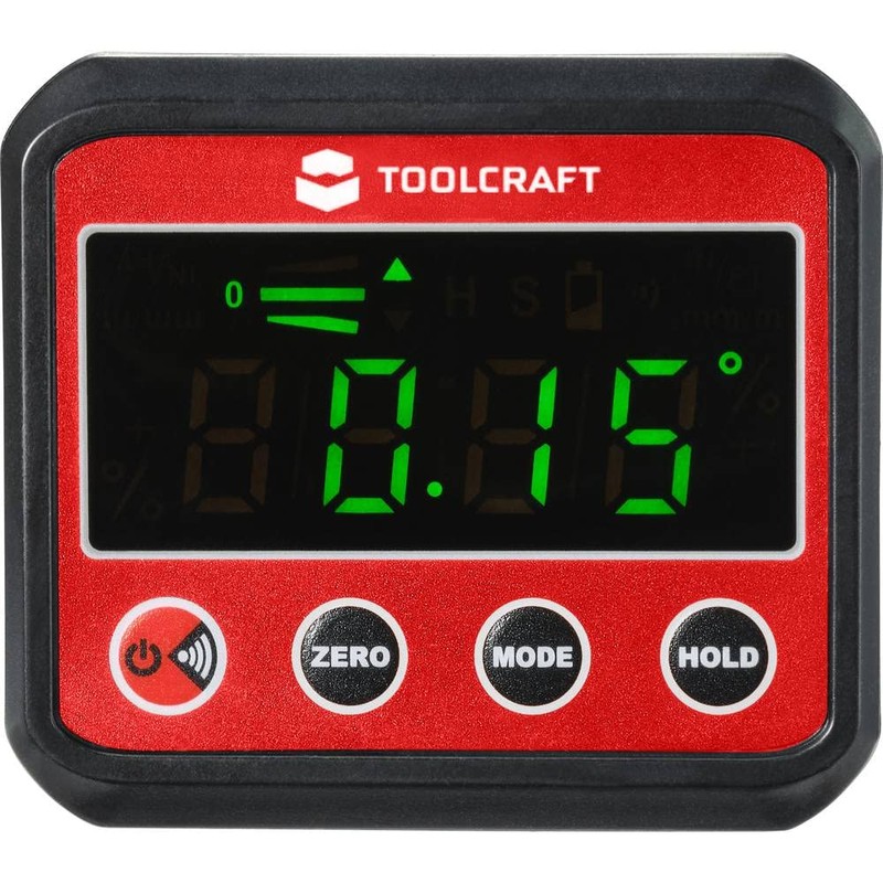 TOOLCRAFT TO-7308984 Digital Protractor 360°