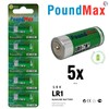 PoundMax 5 X 910A LR1 N Type MN9100 1.5V Alkaline