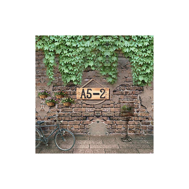 TripDock 3 Inch Wrought Iron House Number, Matching Screws Included
