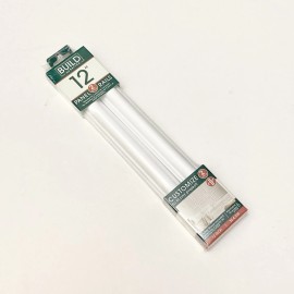 Build and Batten 2-Pack 12" Wall Panel Rail Kit White Finish Polystyrene Picture Frame Moulding