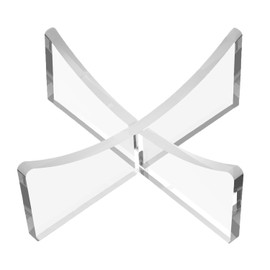 HEMYLU Ball Stand 4-Pack, Acrylic Display Stand for Football Basketball Soccer Volleyball Rugby, Ball Display Holder for Storage and Displaying