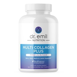 DR. EMIL NUTRITION- “Píldoras Multi Colágeno 180 Cápsulas Suplementos de Colágeno para Apoyar el Cabello, la Piel, las Uñas y las Articulaciones