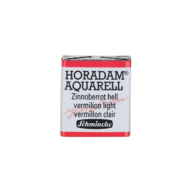 Schmincke : Horadam Watercolour Paint : Half Pan : Vermilion