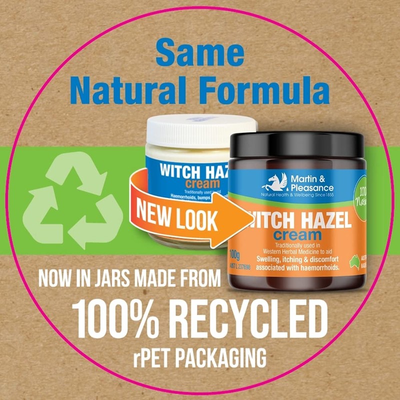 Martin & Pleasance Herbal Cream 100g - Natural Witch Hazel