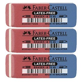 Faber-Castell 187040 latex-free eraser, for ink and lead, 7070-40