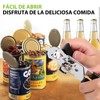 BSOON Abrelatas, Abrelatas de acero inoxidable, Abrelatas multifunción, For Can