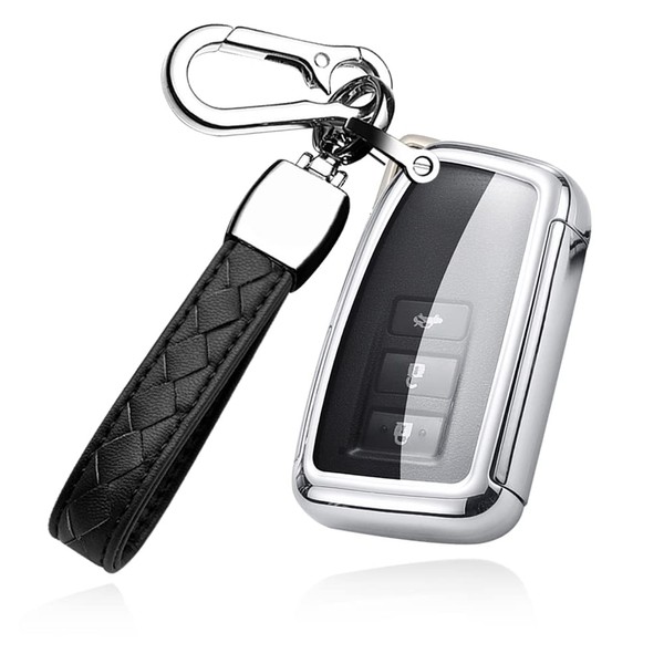HIBEYO Car Key Case Fits Lexus Key Case Cover TPU