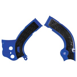 Acerbis X-Grip Frame Guards Blue/Black For Yamaha YZ450F 2014-2015