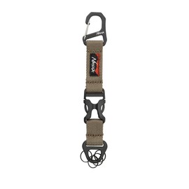 Nanga CARABINER KEY HOLDER Keychain NA2443-1Z104-A 0, COYOTE, Free size