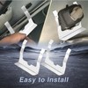 FUSCH 2PCS Rear License Plate Lamp Clips，License Plate Light Retainer