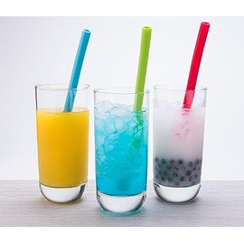 MOBI The Last Straw Jumbo, Multicolor, Silicone, Party Supplies