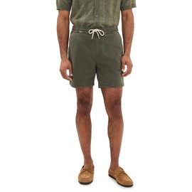 NN07 Men's Gregor Pull On Shorts 5.5", Capers, Green, L