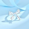 Adorable Ribbon Bow Tied Ring Butterfly Knot Female Open Ring