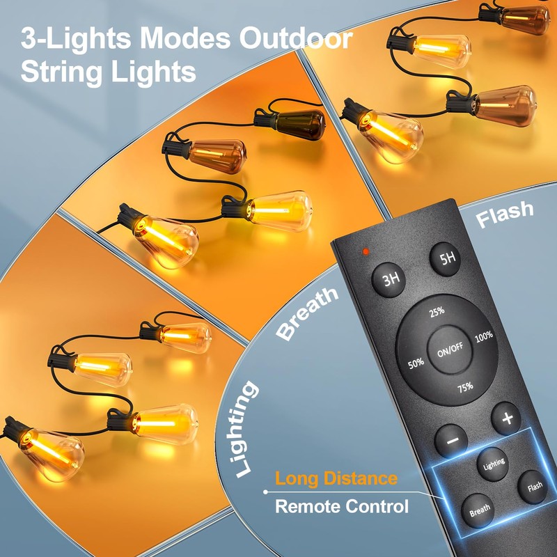 Outdoor String Led Patio Lights - 100Ft 30M Outside Waterproof