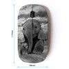 Graphic4You Cute Baby Elephant Animal Design Ergonomic Wireless Mouse with