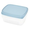 Shop4allsorts 16 x Food Storage Containers Lunch Snack Box Plastic