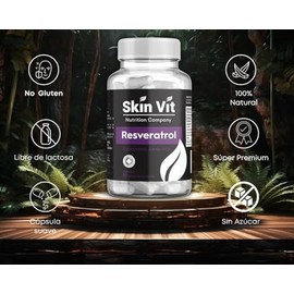 RESVERATROL 60 CAPSULAS - SKIN VIT SÚPER PREMIUM