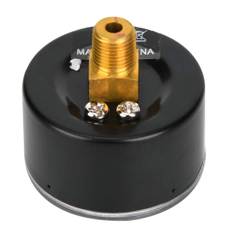 Axial Pressure Gauge Back Mount 1/8" BSPT Industrial Vacuum Pressure
