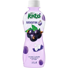 KATO - Schwarzer Johannisbeersaft mit Nata de Coco - 1 X 320 ML