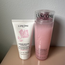 Lancome Set Of Lancome Tonique Confort  Hydrating Toner Full Size 6.7oz & Cleanser 1.7oz