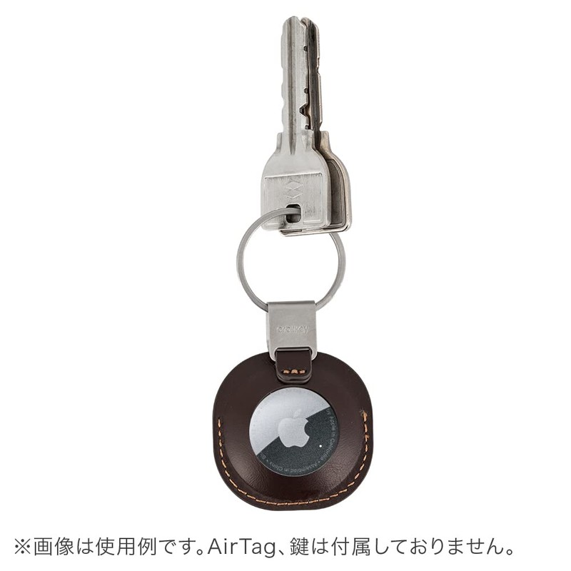 Orbitkey AirTag Case, Leather Keychain, Key Ring, Air Tag, Leather