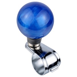 Lunsom Wheel Spinner Knob, Resin Steering Wheel Knob Spinner Steer Wheel Ball Suicide Knob Power Handle Fit for Car Truck SUV Dark Blue