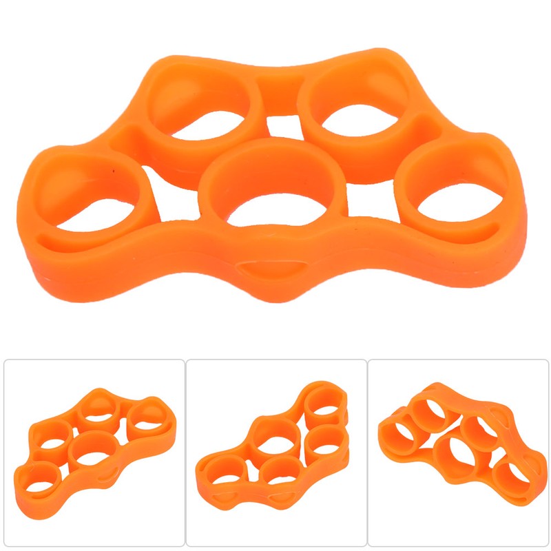 5 Colors Silicone Finger Gripper Strength Trainer Band Hand Yoga