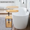 Bathtub Tray, 3 Layer Bathtub Tray Table with Adjustable Height,