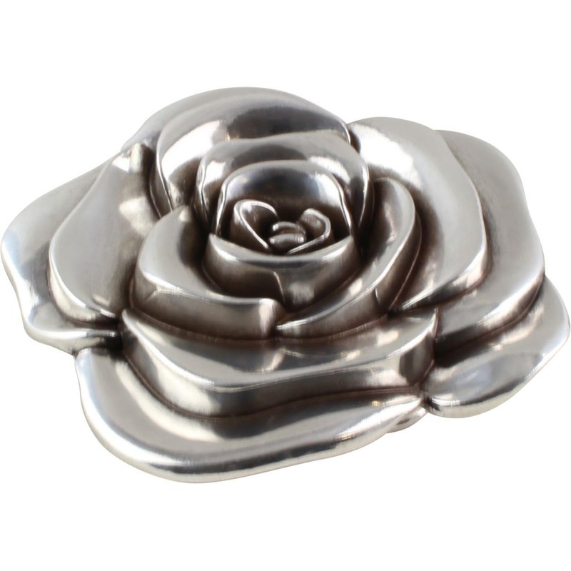 Belt Buckle A Rose 4.0 cm | Buckle Interchangeable Buckle